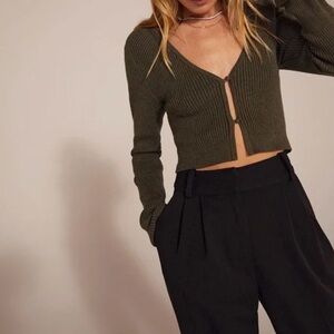 Favorite Daughter Olive Green Sweater